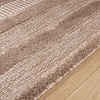 Japandi vloerkleed - Everly 3D Arches Taupe - thumbnail 4