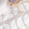 Japandi vloerkleed - Everly 3D Circles Wit - thumbnail 1