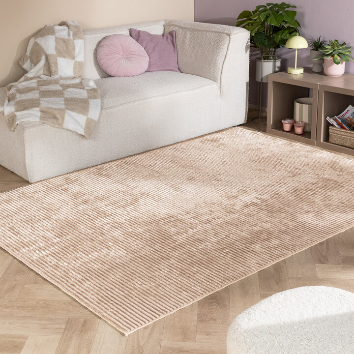 Laagpolig vloerkleed - Jewel Beige