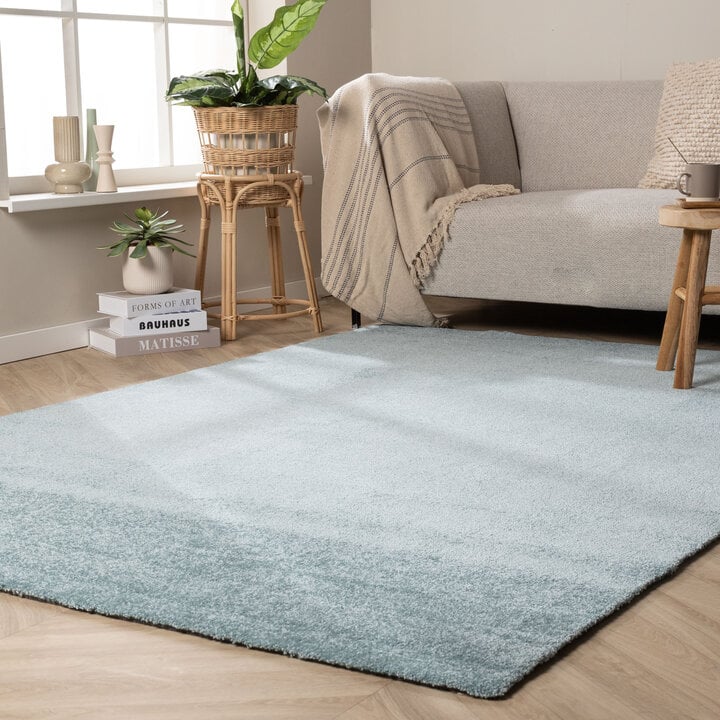 Wasbaar vloerkleed - Clean Lichtblauw