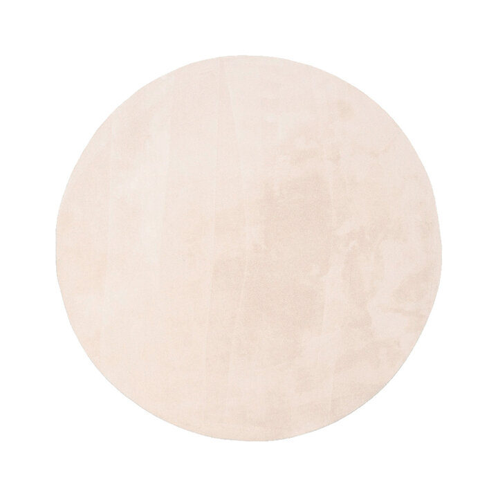 Rond wasbaar vloerkleed - Vivid Beige  - 1