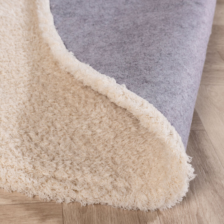 Zacht rond vloerkleed - Teddy Creme - 6