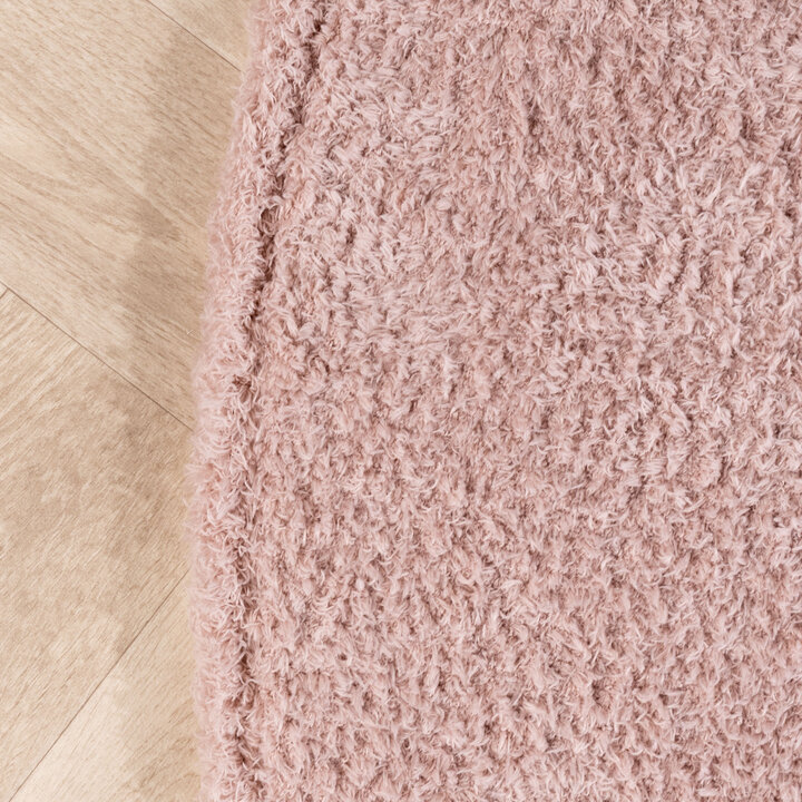 Zacht rond vloerkleed - Teddy Roze - 4
