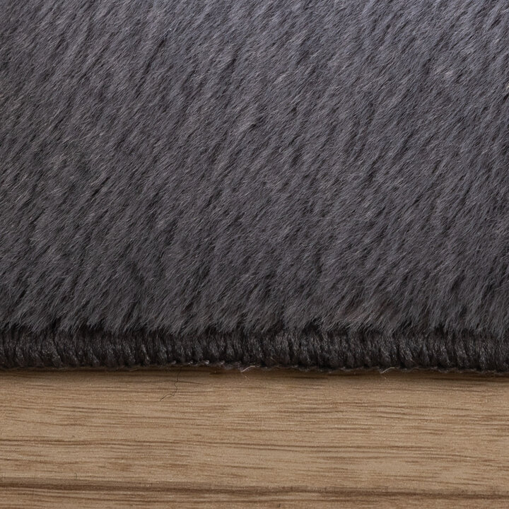 Zacht laagpolige Loper - Cozy Antraciet - 4