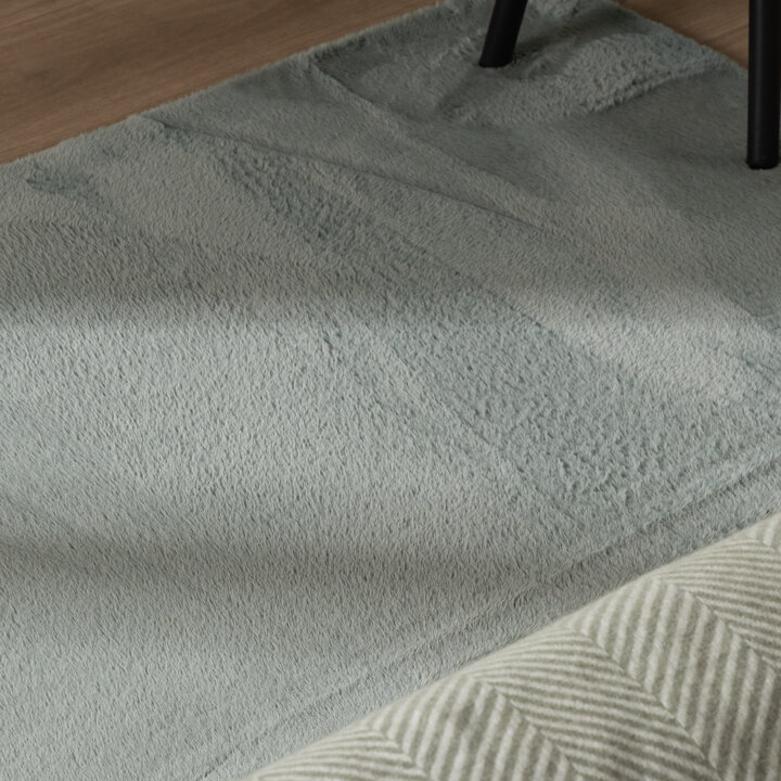 Zacht laagpolige Loper - Cozy Groen - 1