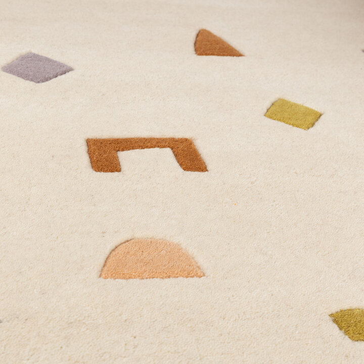 Vloerkleed kinderkamer – Lux Geo Creme/Multicolor - 3