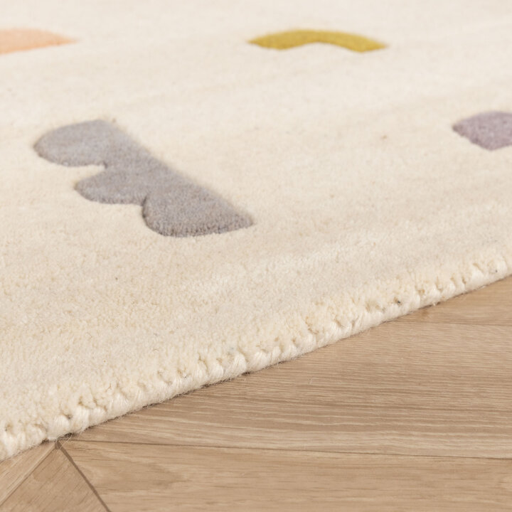 Vloerkleed kinderkamer – Lux Geo Creme/Multicolor - 5