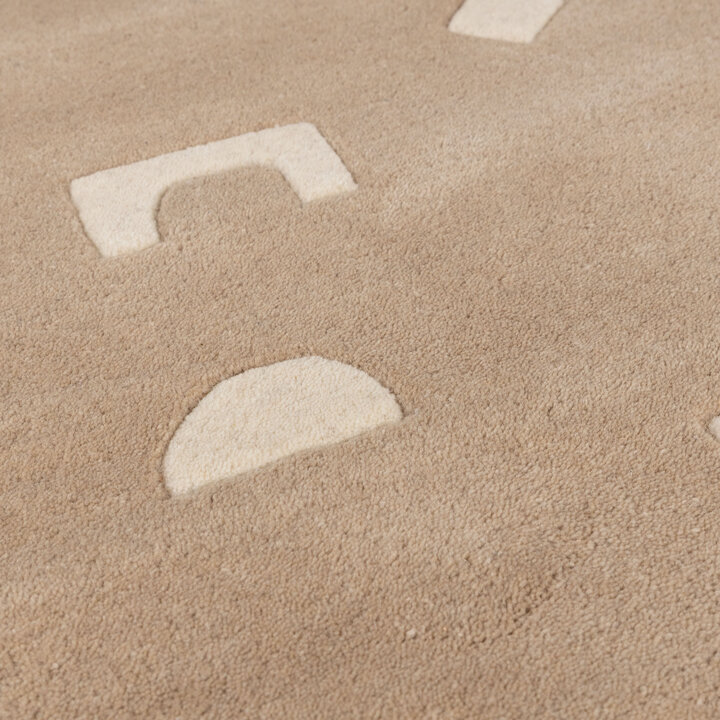 Vloerkleed kinderkamer – Lux Geo Beige  - 2