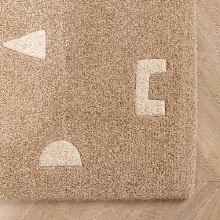 Vloerkleed kinderkamer – Lux Geo Beige  - 3