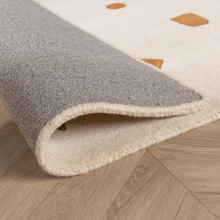 Vloerkleed kinderkamer - Lux Geo Wit/Terra - 6