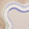 Organisch vloerkleed - Molly Wavy Beige/Lila - thumbnail 3