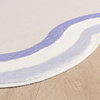 Organisch vloerkleed - Molly Wavy Beige/Lila - thumbnail 4