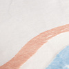 Organisch vloerkleed - Molly Wavy Wit/Lila - thumbnail 2