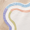 Organisch vloerkleed - Molly Wavy Wit/Lila - thumbnail 3