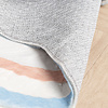 Organisch vloerkleed - Molly Wavy Wit/Lila - thumbnail 5
