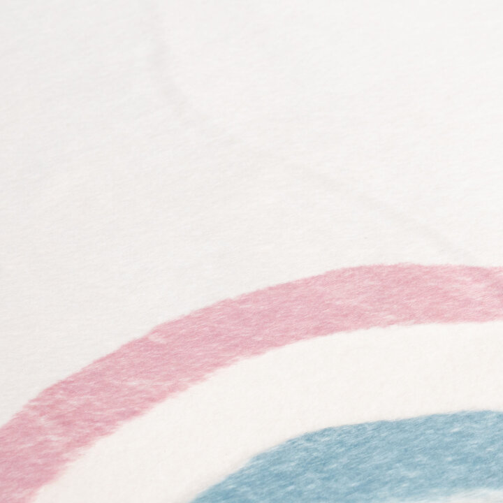 Organisch vloerkleed - Molly Wavy Wit/Roze - 2