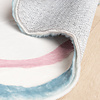 Organisch vloerkleed - Molly wavy Wit/Roze - thumbnail 5