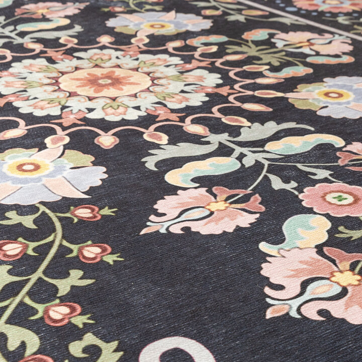 Vintage vloerkleed - Bibi Medaillon Blauw - 2
