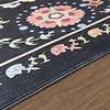 Vintage vloerkleed - Bibi Medaillon Blauw - thumbnail 4