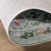 Rond vintage vloerkleed - Bibi Medaillon Mintgroen - thumbnail 4