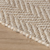 Wollen vloerkleed - Zula Beige  - thumbnail 4