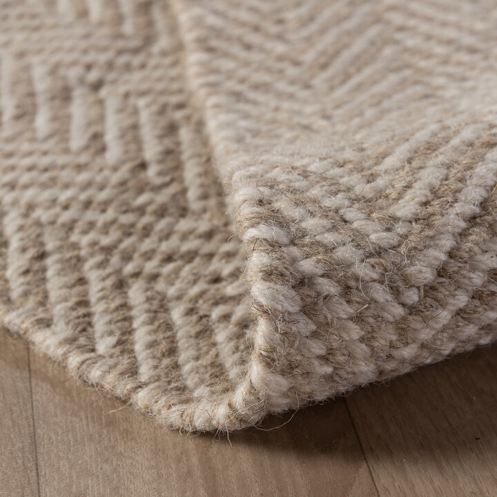 Wollen vloerkleed - Zula Beige  - 5