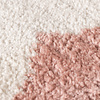 Wasbaar vloerkleed - Myrre Roze/Wit  - thumbnail 2