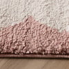 Wasbaar vloerkleed - Myrre Roze/Wit  - thumbnail 4