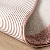 Wasbaar vloerkleed - Myrre Roze/Wit  - thumbnail 5