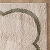Wasbaar vloerkleed - Myrre Wit/Groen  - thumbnail 3