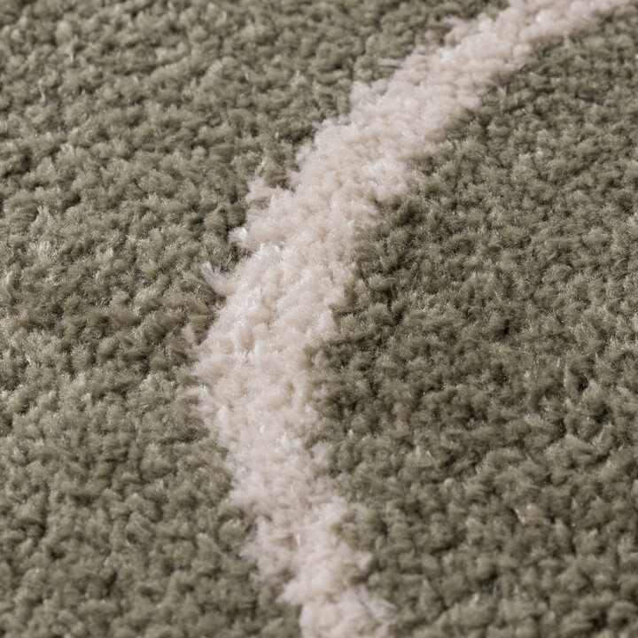 Wasbaar vloerkleed - Myrre Swirl Groen - 3