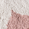 Rond wasbaar vloerkleed - Myrre Roze/Wit - thumbnail 2