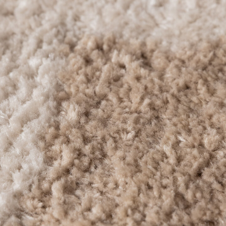 Rond wasbaar vloerkleed - Myrre Beige/Wit - 2