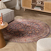 Rond vintage tapijt - Liva Herati Blauw - thumbnail