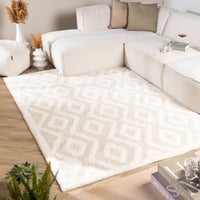 Scandinavisch vloerkleed - Lova Diamond Crème