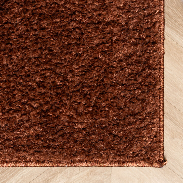 Scandinavisch vloerkleed - Lova Border Terra  - 4