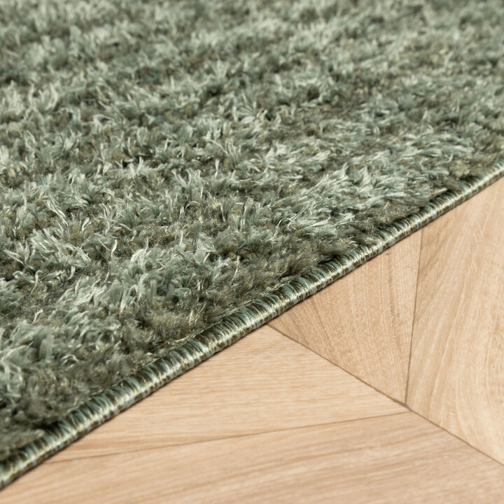 Scandinavisch vloerkleed - Lova Frames Groen  - 5