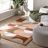 Abstract vloerkleed - Vienna Shapes Terra - thumbnail