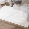 Scandinavisch vloerkleed - Charm Curves Wit - thumbnail