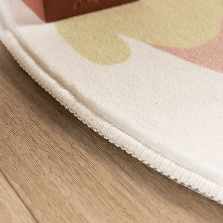Wasbaar kindervloerkleed - Berry Aardbei Roze - 5