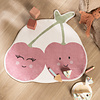 Wasbaar kindervloerkleed - Berry Kersen Rood - thumbnail