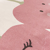 Wasbaar kindervloerkleed - Berry Kersen Rood - thumbnail 2