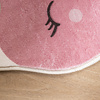 Wasbaar kindervloerkleed - Berry Kersen Rood - thumbnail 3