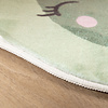 Wasbaar kindervloerkleed - Berry Avocado Groen - thumbnail 4