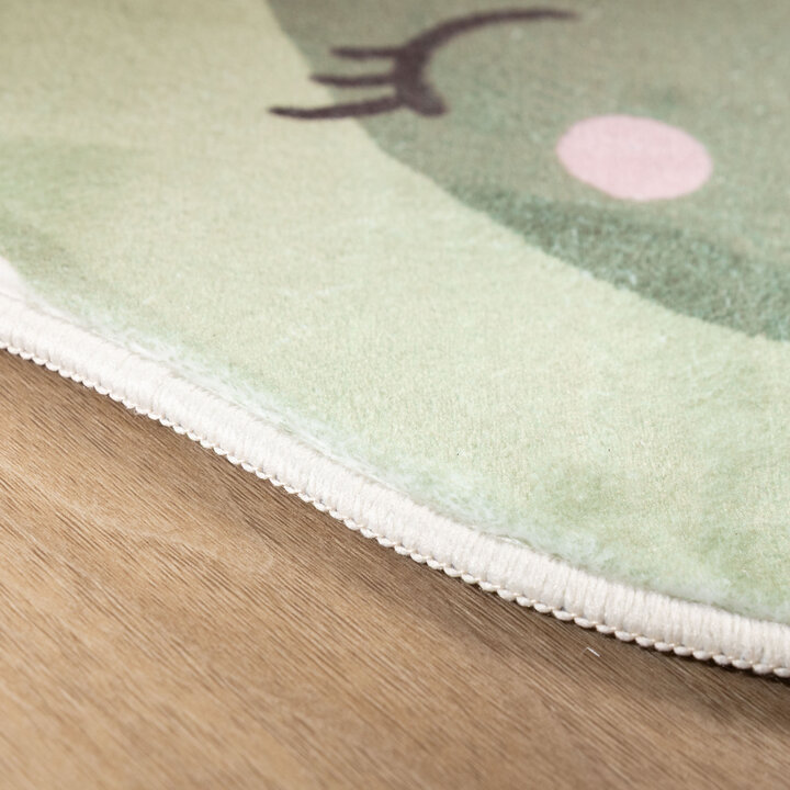 Wasbaar kindervloerkleed - Berry Avocado Groen - 5