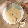 Wasbaar kindervloerkleed - Berry Citroen Geel - thumbnail