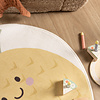 Wasbaar kindervloerkleed - Berry Ananas Geel - thumbnail 1