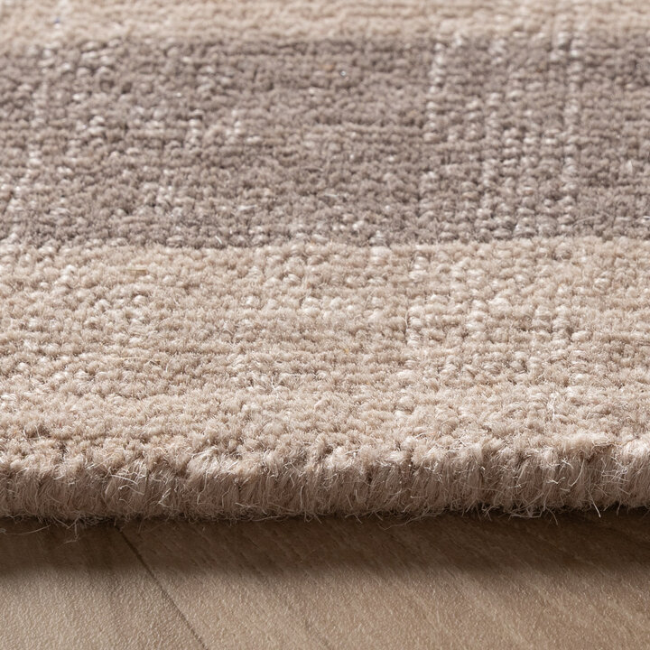 Wollen vloerkleed - Valencia Border Taupe/Grijs - 4