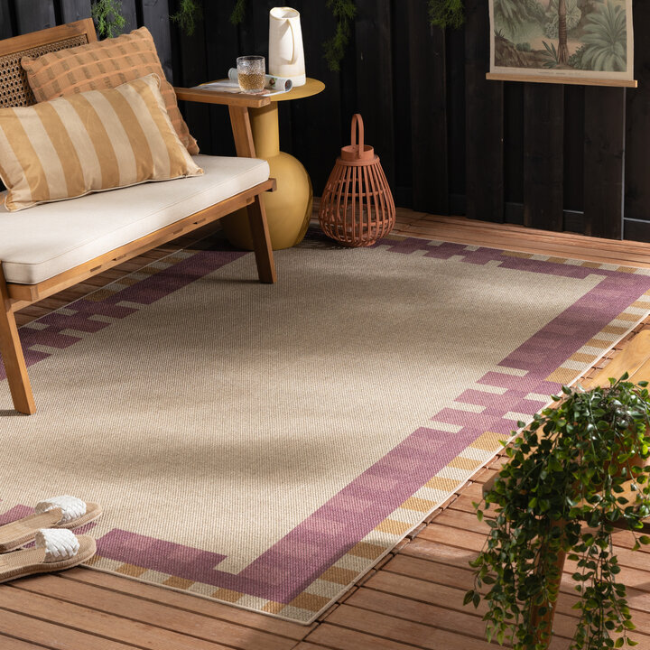 Jute buitenkleed - Mambo Blox Beige