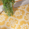 Buitenkleed - Rio Flower Geel - thumbnail 1